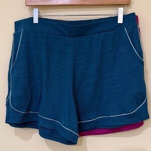 Women's Shorts Casual Shorts Sleepwear Shorts Set of two